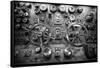 Engine Controls Aboard the Uss Midway in San Diego, Ca-Andrew Shoemaker-Framed Stretched Canvas