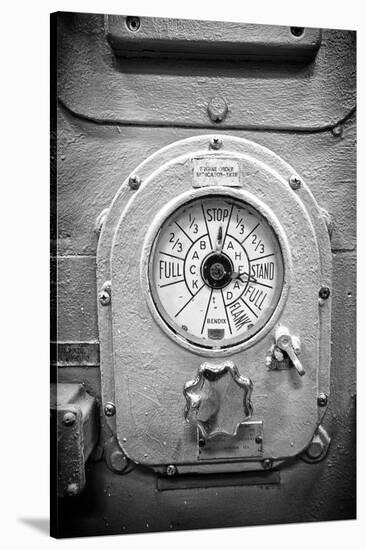 Engine Controls Aboard the Uss Midway in San Diego, Ca-Andrew Shoemaker-Stretched Canvas