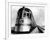 Engine Head on of Burlington Route Railroad Streamliner Denver Zephyr Chicago to Denver-null-Framed Photographic Print