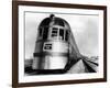 Engine Head on of Burlington Route Railroad Streamliner Denver Zephyr Chicago to Denver-null-Framed Photographic Print