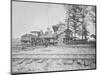 Engine No. 156 and Company of Infantry During the American Civil War-Stocktrek Images-Mounted Photographic Print