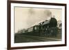 Engine Pulling Train-null-Framed Art Print