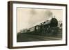 Engine Pulling Train-null-Framed Art Print