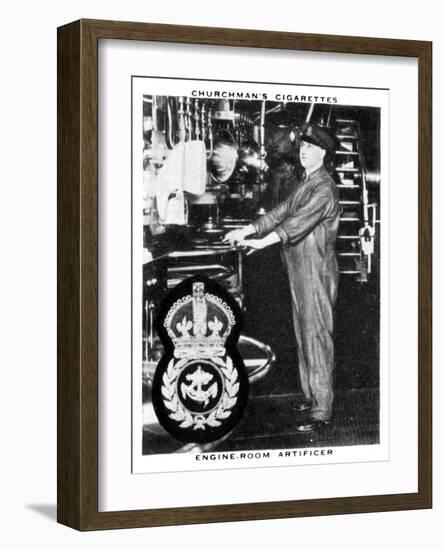 Engine-Room Artificer, 1937-WA & AC Churchman-Framed Giclee Print