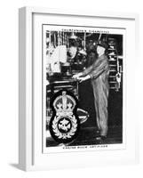 Engine-Room Artificer, 1937-WA & AC Churchman-Framed Giclee Print