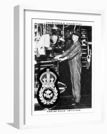 Engine-Room Artificer, 1937-WA & AC Churchman-Framed Giclee Print