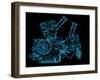 Engine-sauliusl-Framed Art Print