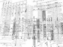 Engineering Scheme of Connection of Automation Equipmen-Engineeer-Mounted Art Print