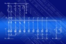 Engineering Scheme of Connection of Automation Equipmen-Engineeer-Stretched Canvas