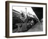 Engineer and Engine at Station, 1927-Asahel Curtis-Framed Giclee Print