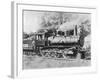 Engineer Casey Jones on Engine No. 638-J.E. France-Framed Photographic Print