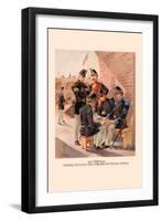 Engineer, Footrifles, Dragoon, Light Artillery and Infantry-H.a. Ogden-Framed Art Print