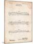 Engineer's Slide Rule Patent-Cole Borders-Mounted Art Print