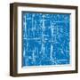 Engineering Blueprint-volmiller-Framed Art Print