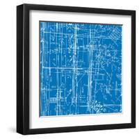 Engineering Blueprint-volmiller-Framed Art Print