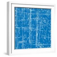 Engineering Blueprint-volmiller-Framed Art Print