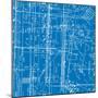 Engineering Blueprint-volmiller-Mounted Art Print