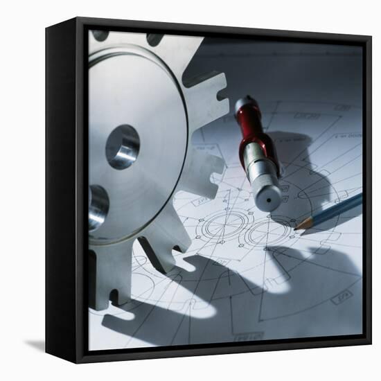 Engineering Equipment-Tek Image-Framed Stretched Canvas