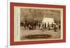 Engineers Corps Camp and Visitors-John C. H. Grabill-Framed Giclee Print