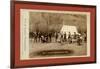 Engineers Corps Camp and Visitors-John C. H. Grabill-Framed Giclee Print