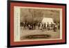 Engineers Corps Camp and Visitors-John C. H. Grabill-Framed Giclee Print