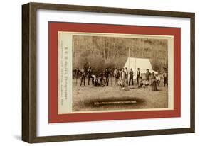 Engineers Corps Camp and Visitors-John C. H. Grabill-Framed Giclee Print