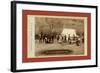 Engineers Corps Camp and Visitors-John C. H. Grabill-Framed Giclee Print