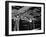 Engineers Lifting Steelwork into Position, South Yorkshire, 1954-Michael Walters-Framed Photographic Print