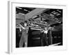 Engineers Lifting Steelwork into Position, South Yorkshire, 1954-Michael Walters-Framed Photographic Print