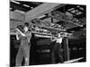 Engineers Lifting Steelwork into Position, South Yorkshire, 1954-Michael Walters-Mounted Photographic Print