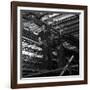 Engineers Lifting Steelwork into Position, South Yorkshire, 1954-Michael Walters-Framed Photographic Print