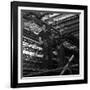 Engineers Lifting Steelwork into Position, South Yorkshire, 1954-Michael Walters-Framed Photographic Print