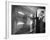 Engineers Studying Testing Results at the Langley Air Base Field-Carl Mydans-Framed Photographic Print