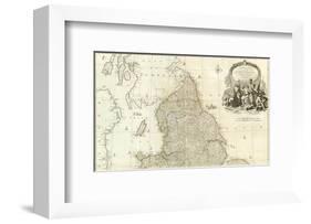 England and Wales (Northern section), c.1790-John Rocque-Framed Art Print
