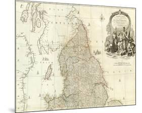 England and Wales (Northern section), c.1790-John Rocque-Mounted Art Print