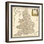 England and Wales-Robert Morden-Framed Art Print