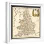 England and Wales-Robert Morden-Framed Art Print