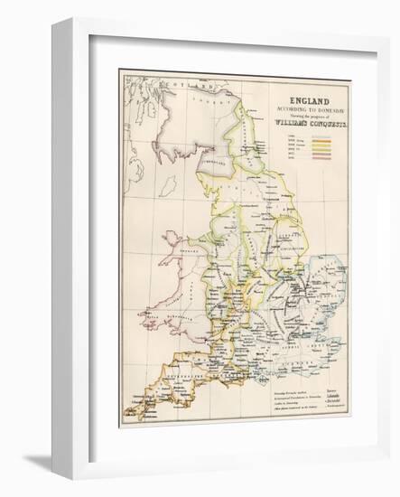 England at the Time of the Norman Conquest, 1066-1081-null-Framed Giclee Print