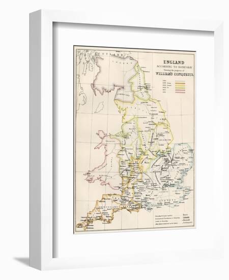 England at the Time of the Norman Conquest, 1066-1081-null-Framed Giclee Print