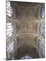 England, Cambridgeshire, Cambridge, King's College Chapel, Ceiling-Steve Vidler-Mounted Photographic Print