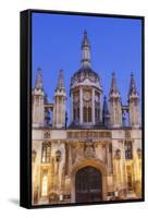 England, Cambridgeshire, Cambridge, King's College-Steve Vidler-Framed Stretched Canvas