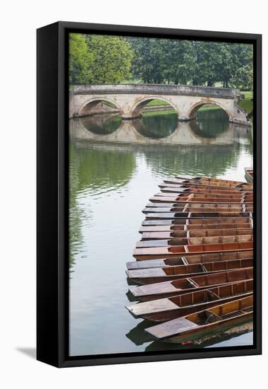 England, Cambridgeshire, Cambridge, The Backs-Steve Vidler-Framed Stretched Canvas