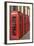 England, Cambridgeshire, Cambridge, Traditional Red Telephone Boxes-Steve Vidler-Framed Photographic Print