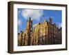 England, Central London, City of Westminster, Marylebone. Brick Building Exterior-Pamela Amedzro-Framed Photographic Print