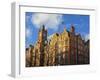 England, Central London, City of Westminster, Marylebone. Brick Building Exterior-Pamela Amedzro-Framed Photographic Print