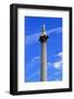 England, Central London, City of Westminster. Nelson's Column at Trafalgar Square-Pamela Amedzro-Framed Photographic Print