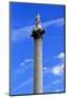 England, Central London, City of Westminster. Nelson's Column at Trafalgar Square-Pamela Amedzro-Mounted Photographic Print