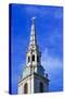 England, Central London, City of Westminster. St. Martin-In-The-Fields at Trafalgar Square-Pamela Amedzro-Stretched Canvas