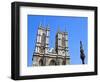 England, Central London, City of Westminster. Western Facade of Westminster Abbey-Pamela Amedzro-Framed Photographic Print