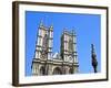 England, Central London, City of Westminster. Western Facade of Westminster Abbey-Pamela Amedzro-Framed Photographic Print